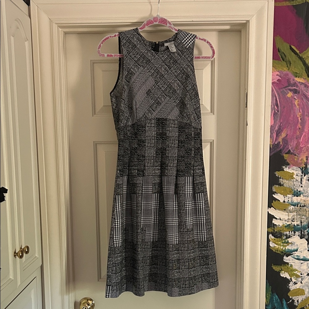 H&M Houndstooth Work Dress